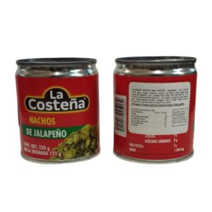 JALAPENOS NACHOS - LA COSTEÑA - 220 GRAMOS