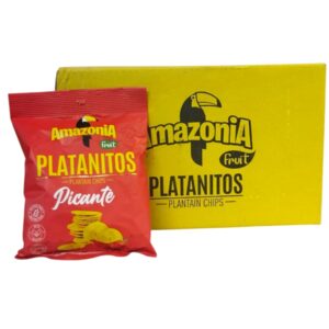 CAJA DE PLATANITOS - AMAZONIA - PLATANITOS PICANTES - 15 UNIDADES DE 75 GRAMOS CADA UNA - 1125 GRAMOS LA CAJA