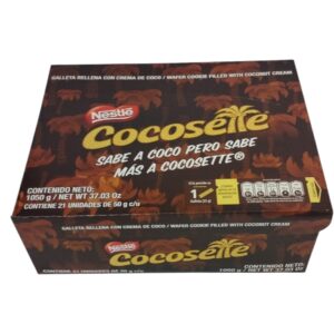 CAJA DE GALLETAS DE COCOSETTE - 21 UNIDADES - 1050 GRAMOS