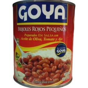 FRIJOLES ROJOS PEQUEÑOS - GOYA - PREPARADOS EN SALSA CON ACEITE DE OLIVA, TOMATE Y AJO - 822 GRAMOS