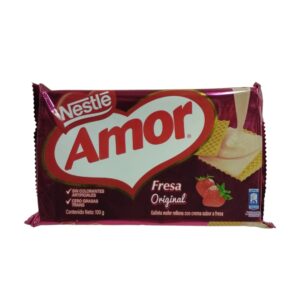 GALLETA AMOR - FRESA - 100 GRAMOS